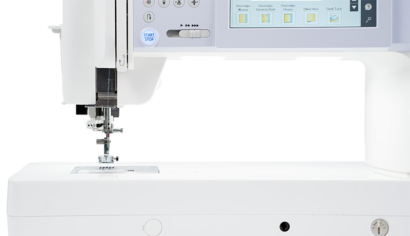 Janome Continental M6 Spacious workspace